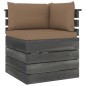 vidaXL Muebles de palets para jardín 9 pzas cojines madera maciza pino vidaXL Muebles de palets para jardín 9 pzas cojines madera maciza pino