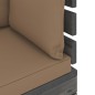 vidaXL Muebles de palets para jardín 9 pzas cojines madera maciza pino vidaXL Muebles de palets para jardín 9 pzas cojines madera maciza pino