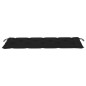 vidaXL Banco Batavia madera maciza de teca con cojín negro 150 cm vidaXL Banco Batavia madera maciza de teca con cojín negro 150 cm