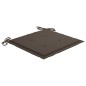 vidaXL Sillas de jardín 2 uds con cojines gris taupe madera de teca vidaXL Sillas de jardín 2 uds con cojines gris taupe madera de teca
