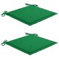 vidaXL Set comedor de jardín plegable 3 piezas madera de teca cojines