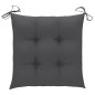 vidaXL Set comedor de jardín plegable 3 piezas madera de teca cojines vidaXL Set comedor de jardín plegable 3 piezas madera de teca cojines