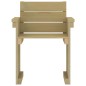 vidaXL Set de comedor de jardín 7 piezas madera pino impregnada vidaXL Set de comedor de jardín 7 piezas madera pino impregnada