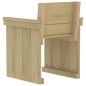vidaXL Set de comedor de jardín 7 piezas madera pino impregnada vidaXL Set de comedor de jardín 7 piezas madera pino impregnada