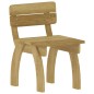 vidaXL Juego de comedor de jardín 4 piezas madera de pino impregnada vidaXL Juego de comedor de jardín 4 piezas madera de pino impregnada