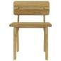 vidaXL Juego de comedor de jardín 4 piezas madera de pino impregnada vidaXL Juego de comedor de jardín 4 piezas madera de pino impregnada
