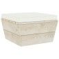 vidaXL Muebles de jardín de palets 3 pzas y cojines madera de abeto vidaXL Muebles de jardín de palets 3 pzas y cojines madera de abeto