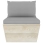 vidaXL Muebles de jardín de palets 6 piezas y cojines madera de abeto vidaXL Muebles de jardín de palets 6 piezas y cojines madera de abeto