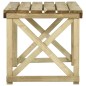 vidaXL Juego de comedor de jardín 3 piezas madera de pino impregnada vidaXL Juego de comedor de jardín 3 piezas madera de pino impregnada