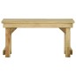 vidaXL Juego de comedor de jardín 3 piezas madera de pino impregnada vidaXL Juego de comedor de jardín 3 piezas madera de pino impregnada