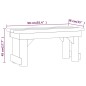 vidaXL Juego de comedor de jardín 3 piezas madera de pino impregnada vidaXL Juego de comedor de jardín 3 piezas madera de pino impregnada