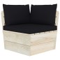vidaXL Muebles de jardín de palets 7 piezas y cojines madera de abeto vidaXL Muebles de jardín de palets 7 piezas y cojines madera de abeto