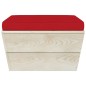 vidaXL Muebles de jardín de palets 9 piezas y cojines madera de abeto vidaXL Muebles de jardín de palets 9 piezas y cojines madera de abeto