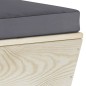vidaXL Muebles de jardín de palets 7 piezas y cojines madera de abeto vidaXL Muebles de jardín de palets 7 piezas y cojines madera de abeto