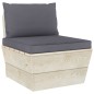 vidaXL Muebles de jardín de palets 7 piezas y cojines madera de abeto vidaXL Muebles de jardín de palets 7 piezas y cojines madera de abeto