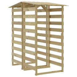 vidaXL Pérgolas con techo 2 uds madera pino impregnada 100x90x200 cm