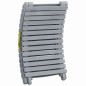 vidaXL Tumbona con cojín madera maciza de acacia gris vidaXL Tumbona con cojín madera maciza de acacia gris