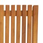 vidaXL Tumbona con cojín madera maciza de acacia 