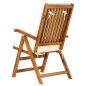 vidaXL Comedor de jardín 7 piezas con cojines madera maciza de teca vidaXL Comedor de jardín 7 piezas con cojines madera maciza de teca