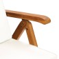 vidaXL Comedor de jardín 7 piezas con cojines madera maciza de teca vidaXL Comedor de jardín 7 piezas con cojines madera maciza de teca