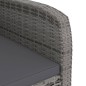 vidaXL Set de comedor de jardín 9 pzas y cojines ratán sintético gris vidaXL Set de comedor de jardín 9 pzas y cojines ratán sintético gris