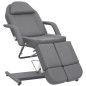 vidaXL Sillón de salón de belleza cuero sintético gris 180x62x78 cm vidaXL Sillón de salón de belleza cuero sintético gris 180x62x78 cm