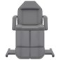 vidaXL Sillón de salón de belleza cuero sintético gris 180x62x78 cm vidaXL Sillón de salón de belleza cuero sintético gris 180x62x78 cm