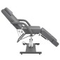 vidaXL Sillón de salón de belleza cuero sintético gris 180x62x78 cm vidaXL Sillón de salón de belleza cuero sintético gris 180x62x78 cm