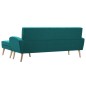 vidaXL Sofá con forma de L tapizado de tela verde 186x136x79 cm vidaXL Sofá con forma de L tapizado de tela verde 186x136x79 cm
