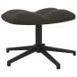 vidaXL Silla de relajación con taburete terciopelo gris oscuro vidaXL Silla de relajación con taburete terciopelo gris oscuro