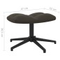 vidaXL Silla de relajación con taburete terciopelo gris oscuro vidaXL Silla de relajación con taburete terciopelo gris oscuro