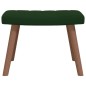 vidaXL Sillón de relax con taburete terciopelo verde oscuro vidaXL Sillón de relax con taburete terciopelo verde oscuro
