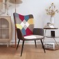 vidaXL Silla de relajación de tela patchwork vidaXL Silla de relajación de tela patchwork