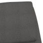 vidaXL Sillón de relax de tela gris oscuro vidaXL Sillón de relax de tela gris oscuro