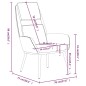 vidaXL Sillón de relax de tela gris oscuro vidaXL Sillón de relax de tela gris oscuro