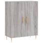 vidaXL Aparador alto madera contrachapada gris sonoma 69,5x34x180 cm vidaXL Aparador alto madera contrachapada gris sonoma 69,5x34x180 cm