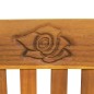 vidaXL Banco de jardín con cojín madera maciza de acacia 157 cm vidaXL Banco de jardín con cojín madera maciza de acacia 157 cm