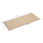 vidaXL Sillas de jardín reclinables 3 uds madera maciza acacia cojines