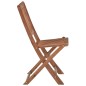 vidaXL Sillas de jardín plegables 2 uds y cojines madera maciza acacia vidaXL Sillas de jardín plegables 2 uds y cojines madera maciza acacia