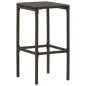 vidaXL Set de bar para jardín 7 pzas y cojines ratán sintético marrón vidaXL Set de bar para jardín 7 pzas y cojines ratán sintético marrón