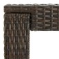 vidaXL Set de bar para jardín 7 pzas y cojines ratán sintético marrón vidaXL Set de bar para jardín 7 pzas y cojines ratán sintético marrón