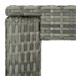 vidaXL Conjunto de bar para jardín 7 pzas ratán sintético gris cojines vidaXL Conjunto de bar para jardín 7 pzas ratán sintético gris cojines