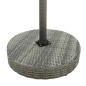 vidaXL Set muebles bar jardín 3 piezas y cojines ratán sintético gris vidaXL Set muebles bar jardín 3 piezas y cojines ratán sintético gris