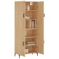 vidaXL Aparador alto madera contrachapada color roble 69,5x34x180 cm vidaXL Aparador alto madera contrachapada color roble 69,5x34x180 cm