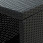 vidaXL Set de bar para jardín 5 pzas y cojines ratán sintético negro vidaXL Set de bar para jardín 5 pzas y cojines ratán sintético negro