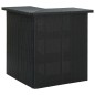 vidaXL Set de bar para jardín 8 piezas y cojines ratán sintético negro vidaXL Set de bar para jardín 8 piezas y cojines ratán sintético negro