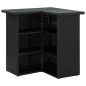 vidaXL Set de bar para jardín 8 piezas y cojines ratán sintético negro vidaXL Set de bar para jardín 8 piezas y cojines ratán sintético negro