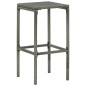 vidaXL Set de bar para jardín 4 piezas y cojines ratán sintético gris vidaXL Set de bar para jardín 4 piezas y cojines ratán sintético gris