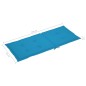 vidaXL Sillas de jardín 4 unidades madera maciza de teca cojines azul vidaXL Sillas de jardín 4 unidades madera maciza de teca cojines azul