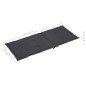 vidaXL Sillas de jardín 6 uds madera de teca cojines gris antracita